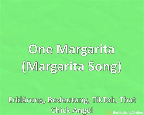 Ariana's recent single is used on all kinds of videos, including ones where TikTokers attempt too recreate her music video transitions. . Margarita song lyrics tiktok